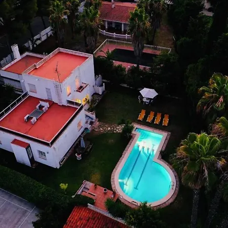 Вилла Estilo Californiano Con Piscina *